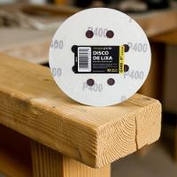 Disco Lixa 125 Mm G400 Alvenaria Com Fixador Tradestar - 1