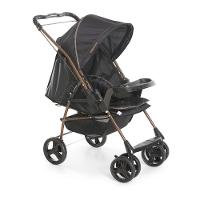Travel System Galzerano Carrinho De Bebê Milano Reversível Iii 1019 Até 15kg Preto Cobre - 2
