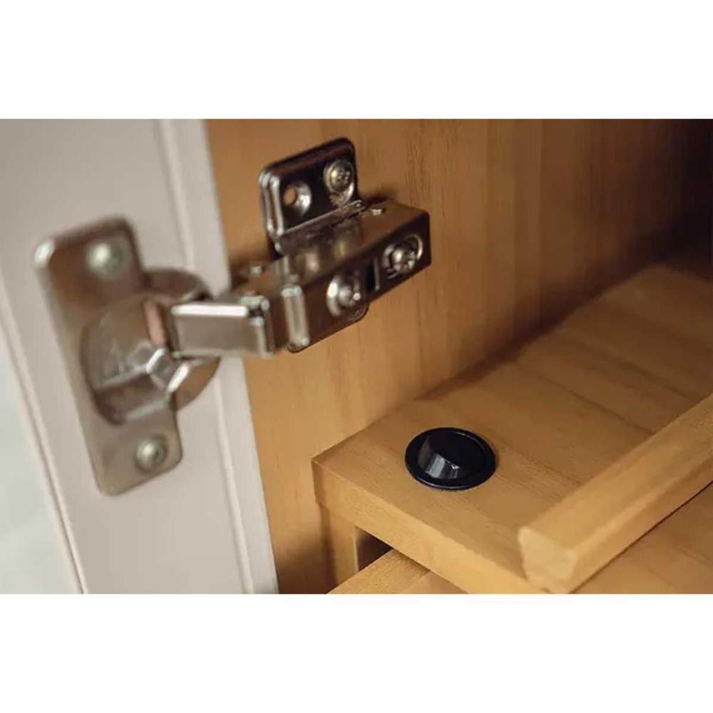 Cristaleira Sala Jantar Allure C- 2 Portas 1 Gaveta E C- Led 70cm Jequitiba-gris Fosco - Linea Brasil - 5