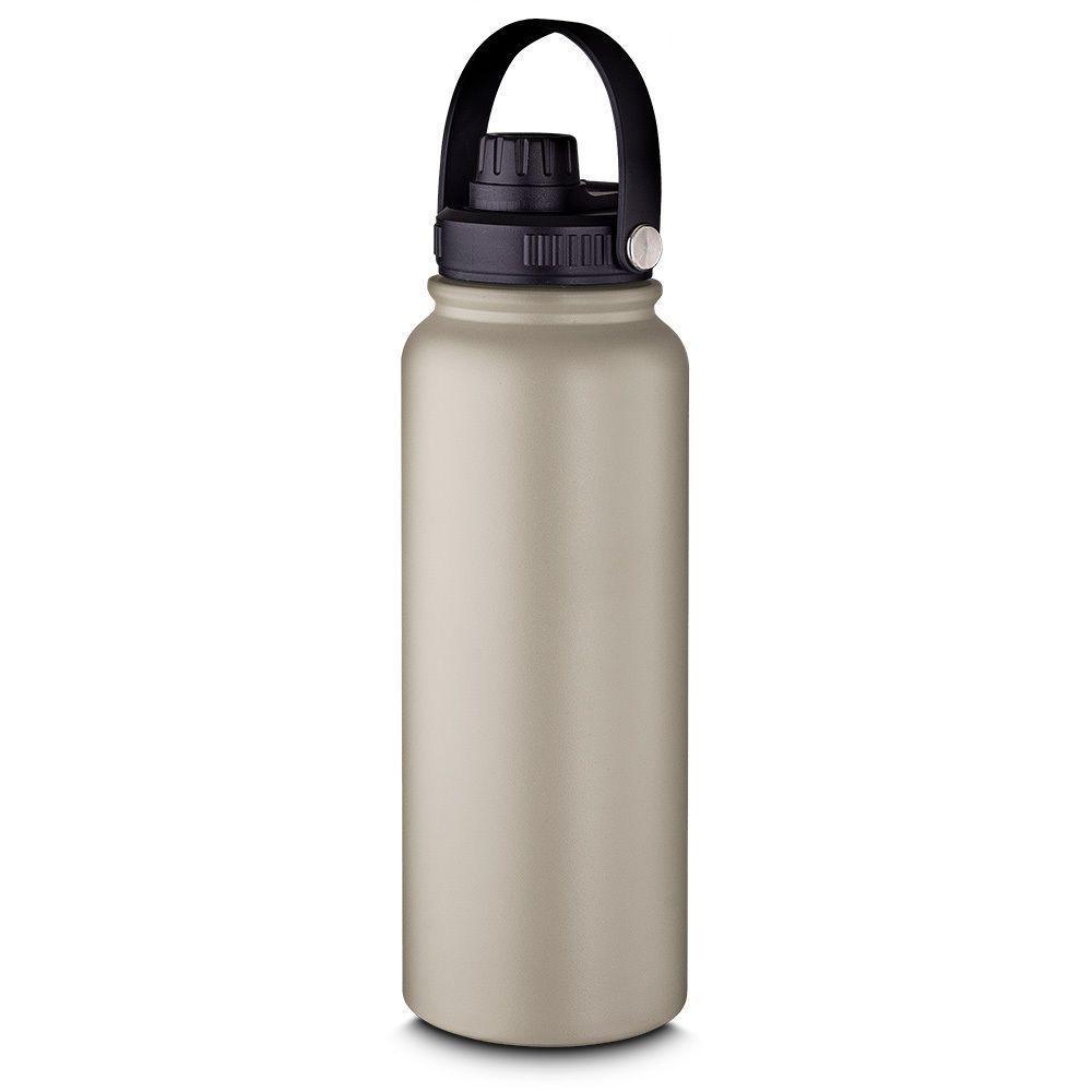 Garrafa Térmica Elegante Em Aço Inox 1,1l - Ideal Para Viagens E Aventura - 1