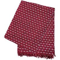 Manta Para Sofá Grande De 2 E 3 Lugares 2,50x1,80 Gigante Capa Protetor De Sofa E Cama Cores Variadas Vinho C-branco - 1