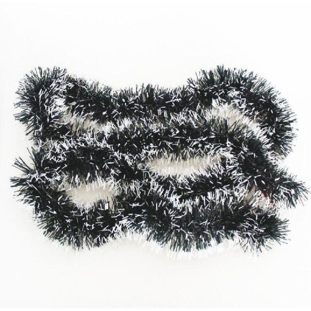 Kit 3 Festão Verde Nevado 2m X 9cm Decoração Natal árvore Com Neve - 3