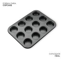Forma Assadeira Para Cupcakes Antiaderente Teflon Empadas Queijadinha Pao De Queijo Não Gruda - 4