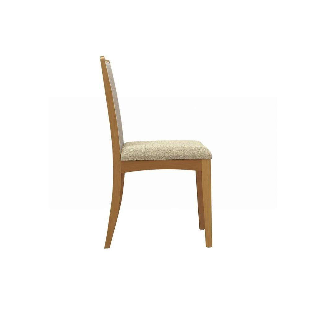 Kit 2 Cadeiras Sala Jantar Lara 2cmm007ca Premium Madeira Maciça 2 Un Carvalho-linho Escuro-tela Grafite - Kappesberg - 3