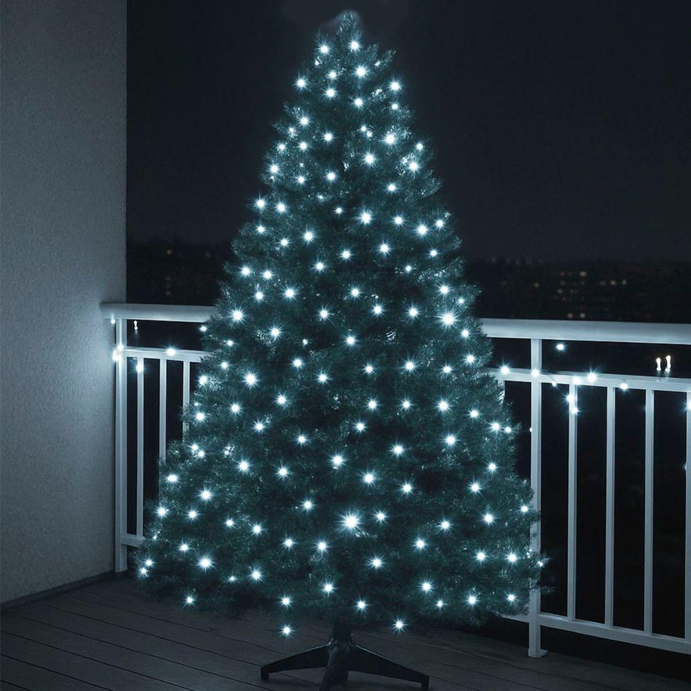Pisca Cordão Varal Natal 100 Lâmpadas Led Branco De 10m 220v - 3
