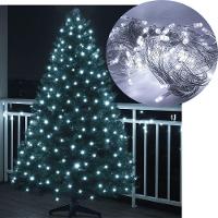 Pisca Cordão Varal Natal 100 Lâmpadas Led Branco De 10m 220v - 1