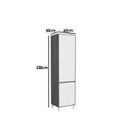 Paneleiro De Cozinha Denver Ph 3113 C- 2 Portas 60cm Freijo Rocks-branco - Herval