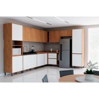 Paneleiro De Cozinha Denver Ph 3113 C- 2 Portas 60cm Freijo Rocks-branco - Herval - 5