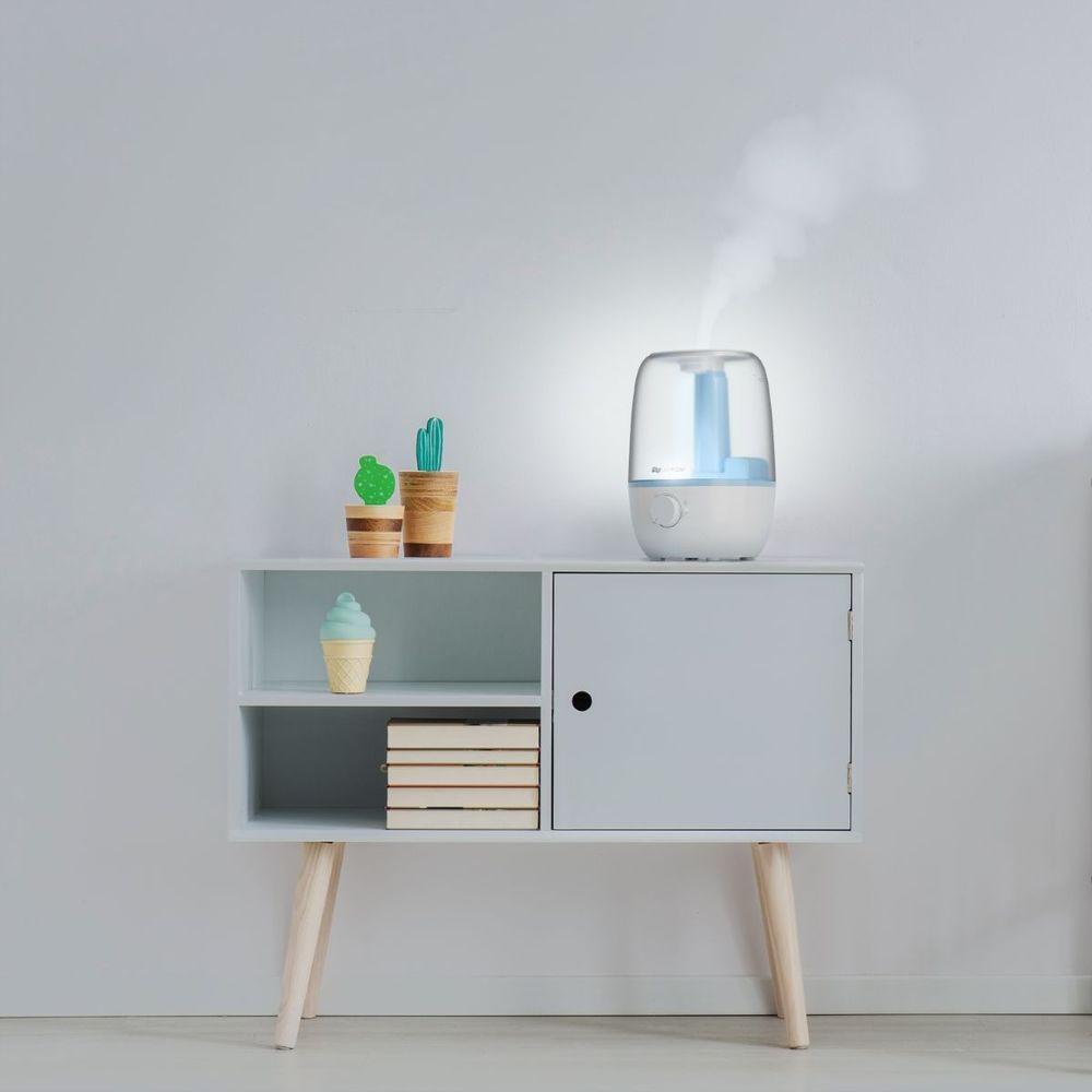 Umidificador De Ar Difusor De Aromas Wap Air Flow U2 2,3l 25w Bivolt Ultrassônico Luminária Led Aromatizador Azul Essenciais - 9