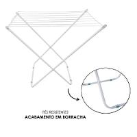 Varal De Roupas De Chão Portátil Leve Resistente - 3