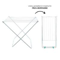 Varal De Roupas De Chão Portátil Leve Resistente - 4