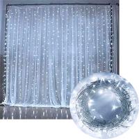 Pisca Cortina Natalina 520 Lâmpadas Leds Branco De 5x2m 220v - 1