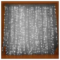 Pisca Cortina Natalina 520 Lâmpadas Leds Branco De 5x2m 220v