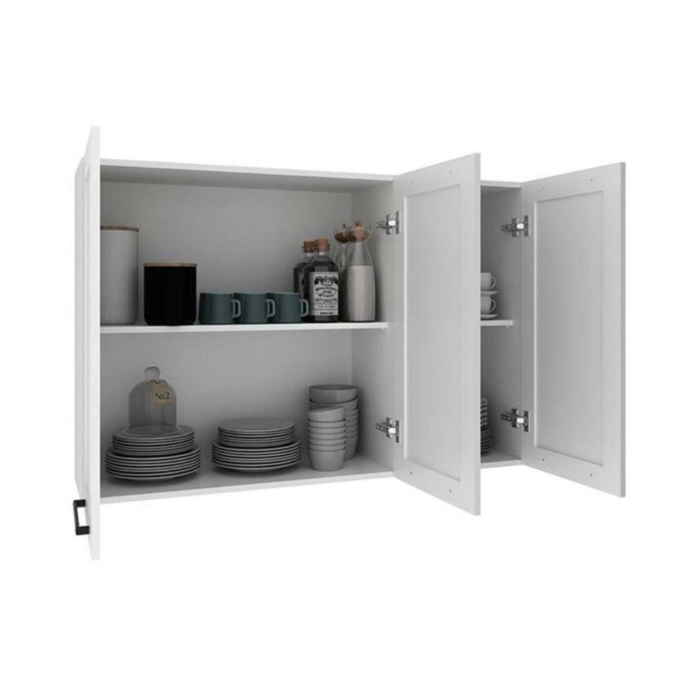 Armário De Cozinha Modulado Cz-3310 C- 3 Portas 120cm Branco - Tecno Mobili - 5
