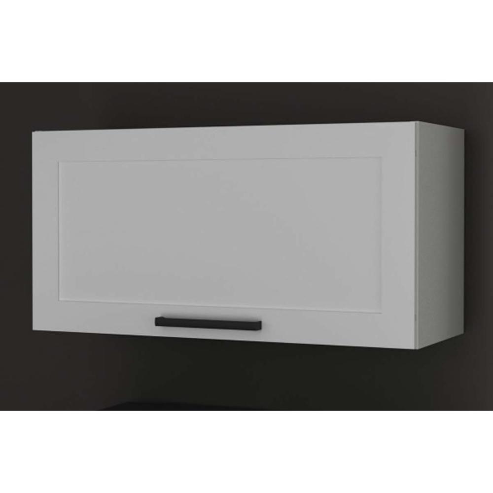 Armário Aéreo Cozinha Modulado Cz-3316 C- 1 Porta Basculante 80cm Branco - Tecno Mobili - 6