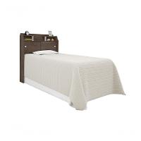 Cabeceira Box Solteiro 0,88cm Elisa Chocolate - Framar Móveis