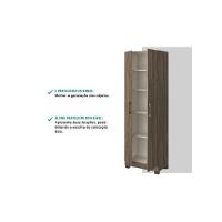 Armário Multiuso Lavanderia 626 C- 2 Portas E Pés Noce - Carraro - 5