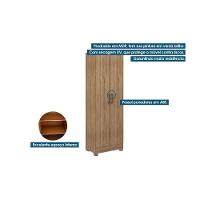 Armário Multiuso Lavanderia 626 C- 2 Portas E Pés Branco - Carraro