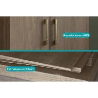 Armário Multiuso Lavanderia 626 C- 2 Portas E Pés Branco - Carraro - 6