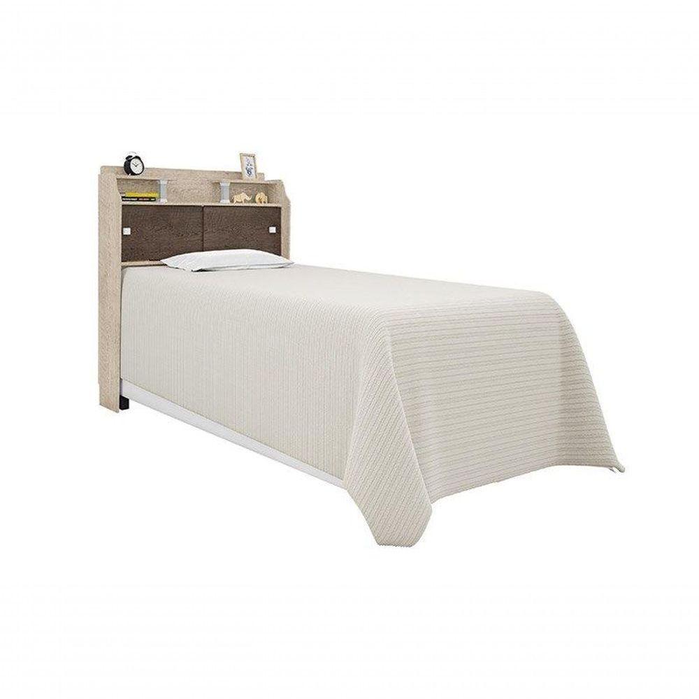 Cabeceira Box Solteiro 0,88cm Elisa Amarula - Framar Móveis - 3