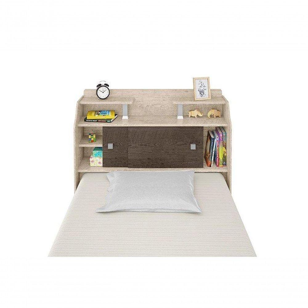 Cabeceira Box Solteiro 0,88cm Elisa Amarula - Framar Móveis - 7