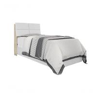 Cabeceira Box Solteiro 0,88 Isis Amarula Com Painel Class Branco - Framar Móveis - 6