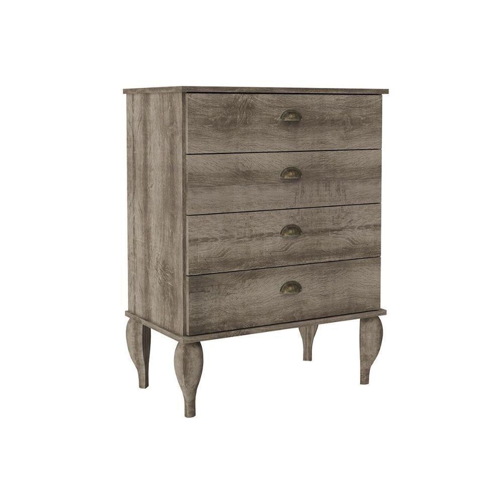 Cômoda Casal Cl 4009 C- 4 Gavetas Oliva - Movelbento - 5