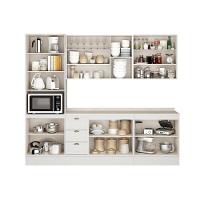 Cozinha Modulada Completa Bella 5 Peças (2aéreos+2balcões+1paneleiro) C5p120 Branco - Carraro - 3