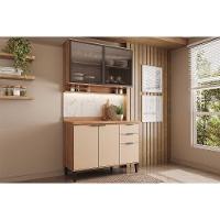 Cozinha Modulada Completa Alpha 2 Peças (1aéreo+1balcão) C2p52 Freijo-off White - Carraro - 1