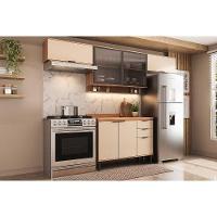 Cozinha Modulada Carraro Alpha Alpha 4 Peças (3aéreos+1balcão) C4p180 Freijo-off White-carraro - 1
