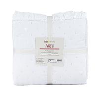 Colcha Alice 200 Fios Queen 03 Peças 100% Poliéster - Branco - 3