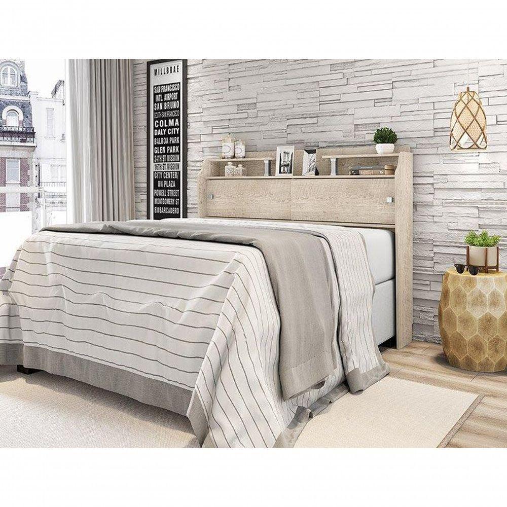 Cabeceira Box Queen 1,58cm Elisa Amarula - Framar Móveis - 1