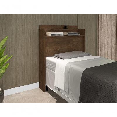 Cabeceira Box Solteira Thayna Malbec 88 Cm - Framar Móveis