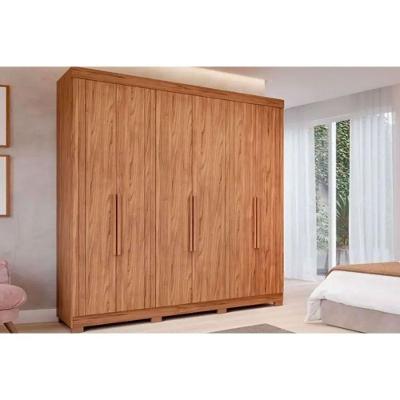 Guarda Roupa 6 Portas E 6 Gavetas C- Pés Cecilia Cinamomo - Panan