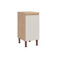 Gabinete De Cozinha Modulado C- Tampo Rebeca C- 1 Porta 40cm Mel-off White - Movelbento - 1