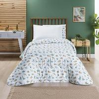 Edredom + Jogo De Cama Tutti Kids 200 Fios Solteiro 04 Peça 100% Poliéster - Dino World - 5