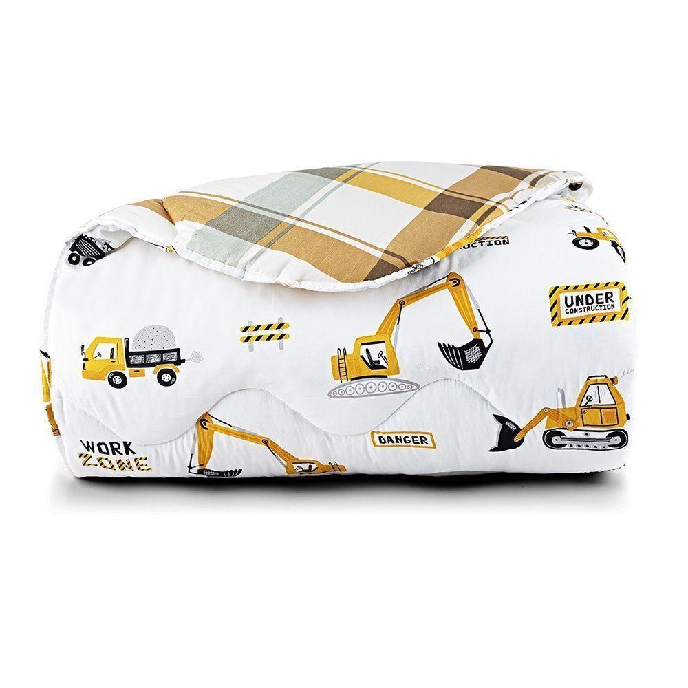 Edredom + Jogo De Cama Tutti Kids 200 Fios Solteiro 03 Peça 100% Poliéster - Manny - 7