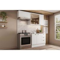 Kit Cozinha Modulada 3 Peças Bella (2aéreos+1balcão) C3p25 Branco - Carraro - 1