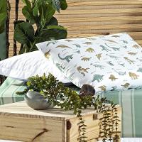 Kit Cobre Leito + Jogo De Cama Tutti Kids 200 Fios Solteiro 04 Peças 100% Poliéster - Dino World - 6