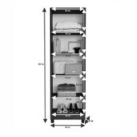 Armário Multiuso Versátil 2 Portas Cinamomo - 4