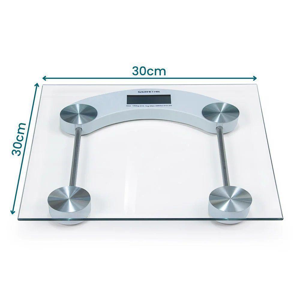 Balança Corporal Digital De Vidro Temperado Até 180 Kg - 2