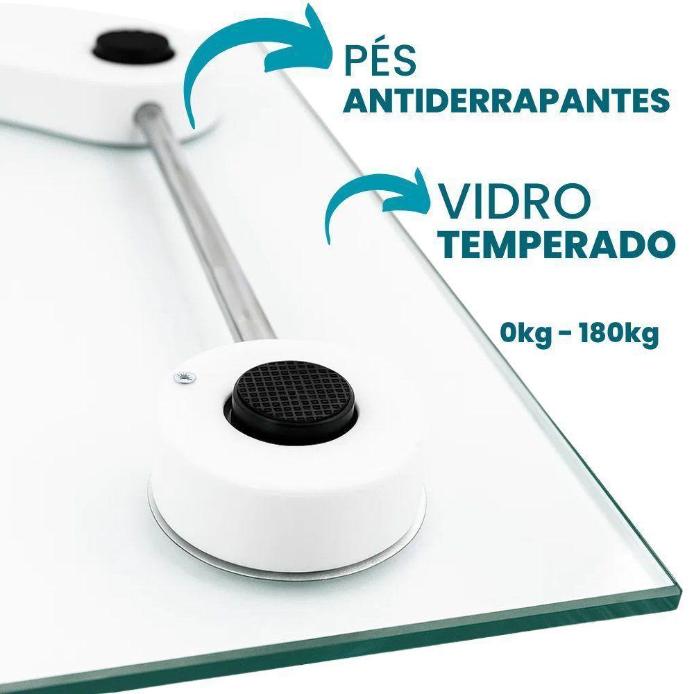 Balança Corporal Digital De Vidro Temperado Até 180 Kg - 3