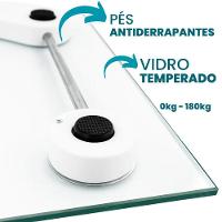 Balança Corporal Digital De Vidro Temperado Até 180 Kg - 3