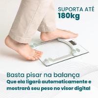 Balança Corporal Digital De Vidro Temperado Até 180 Kg - 4