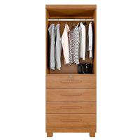 Armário Multiuso New Aurora 2 Portas 4 Gavetas Cinamomo - 3