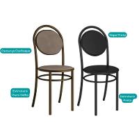 Kit 4 Cadeiras Sala Jantar 190 Aço 4 Uni Prata-courano Branco - Carraro - 10