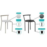 Kit 4 Banqueta De Cozinha 105 4 Uni Branco-courano Branco - Carraro - 6