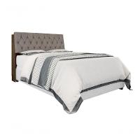 Cabeceira Box Queen 1,58 Isis Malbec Com Capitonê Capuccino - Framar Móveis - 5