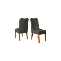 Kit 2 Cadeiras Sala Jantar Jade 2 Un Freijo-linho Bege - Dj Móveis - 8