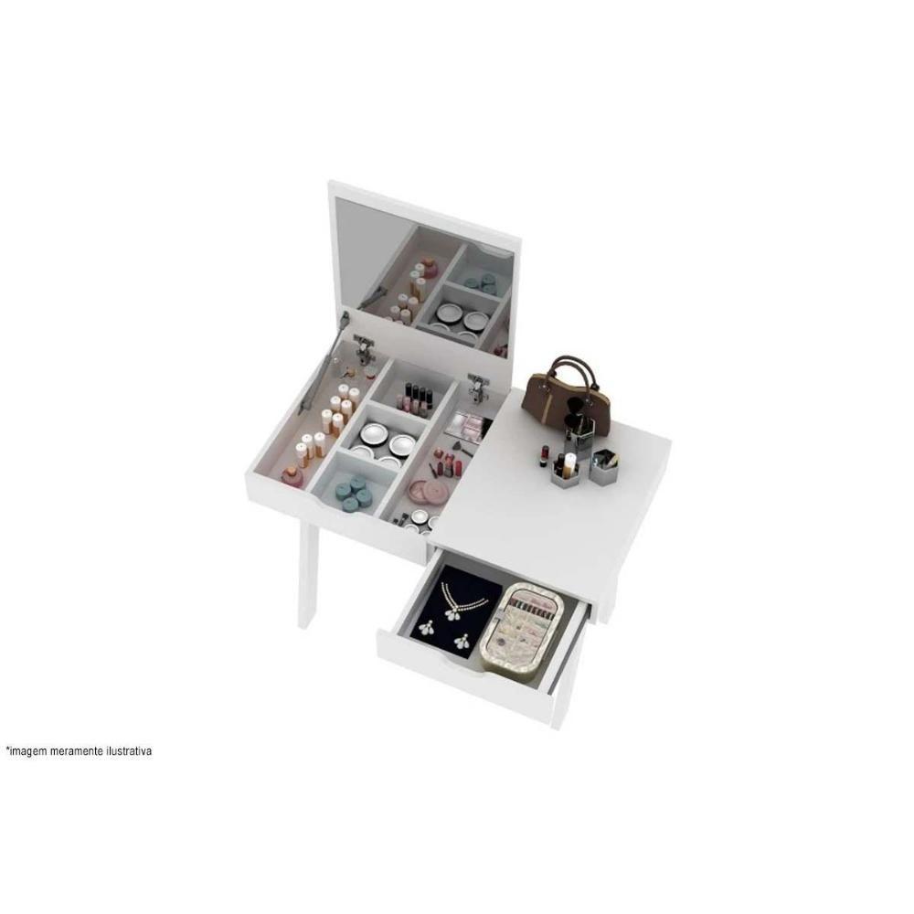 Penteadeira Camarim Juvenil Pe-2019 C- 1 Espelho Preto - Tecno Mobili - 4